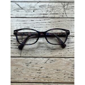 NEW COACH HC 6065 5288 PURPLE SILVER AUTHENTIC FRAMES EYEGLASSES 51-17-135